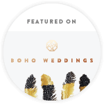 Featured on Boho Weddings - the Boho Luxe Wedding Blog